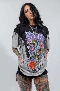 CASH Shirts Bad Chemistry V-Dye Tee Black/Grey 31 CASH Shirts Bad Chemistry V-Dye Tee Black/Grey