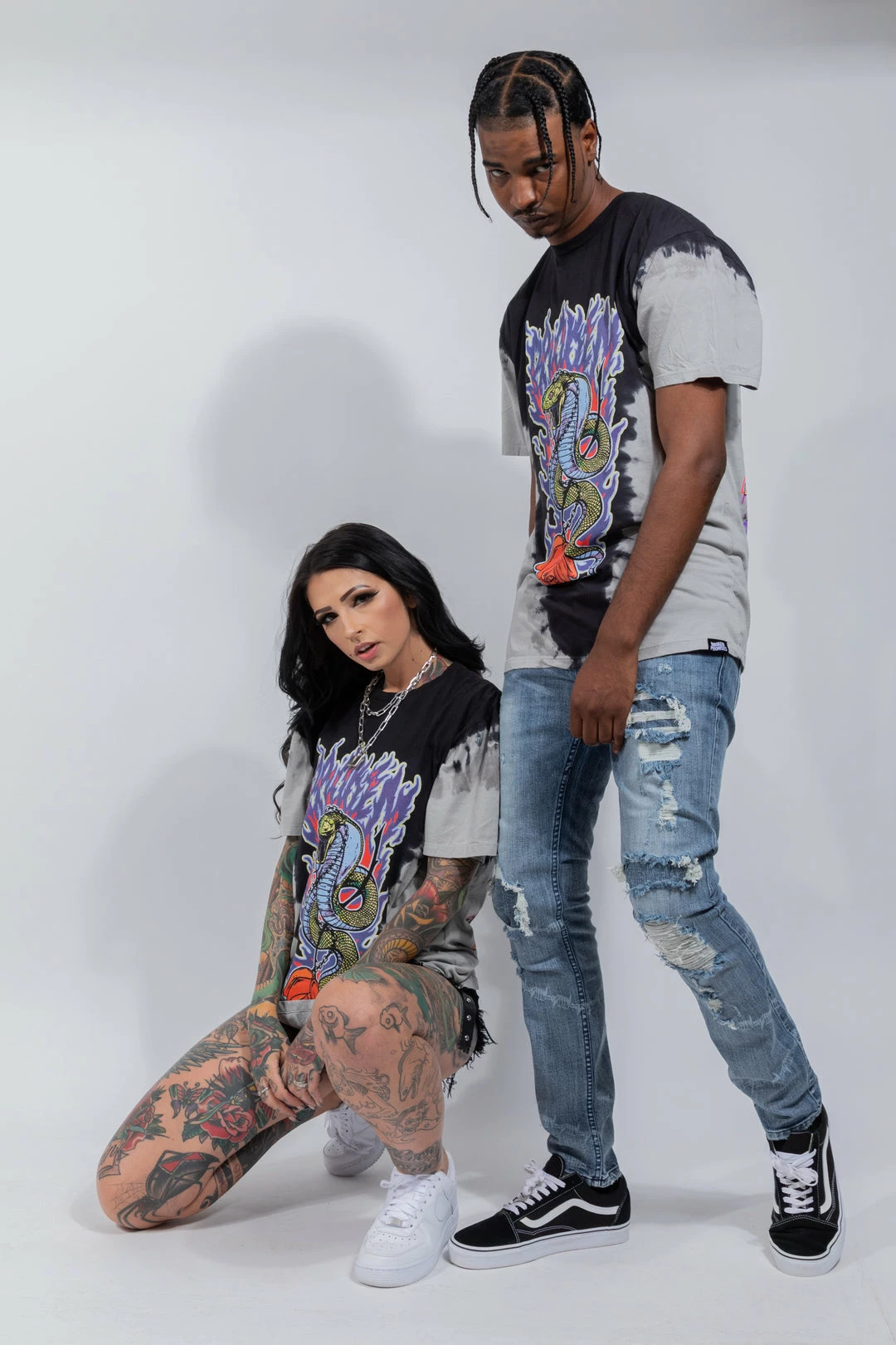 CASH Shirts Bad Chemistry V-Dye Tee Black/Grey 8 CASH Shirts Bad Chemistry V-Dye Tee Black/Grey