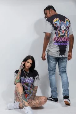 CASH Shirts Bad Chemistry V-Dye Tee Black/Grey 27 CASH Shirts Bad Chemistry V-Dye Tee Black/Grey