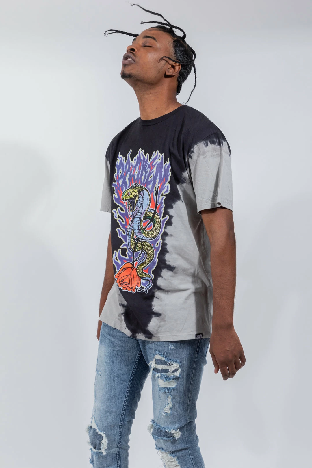 CASH Shirts Bad Chemistry V-Dye Tee Black/Grey 4 CASH Shirts Bad Chemistry V-Dye Tee Black/Grey