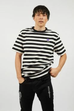 BROKEN PROMISES Thornless Striped Tee