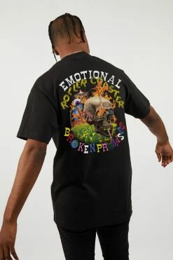 BROKEN PROMISES Emotional Rollercoaster SST Blk Shirts