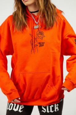 BROKEN PROMISES Hoodies Could Be Different Orange Hoodie 12 BROKEN PROMISES Hoodies Could Be Different Orange Hoodie