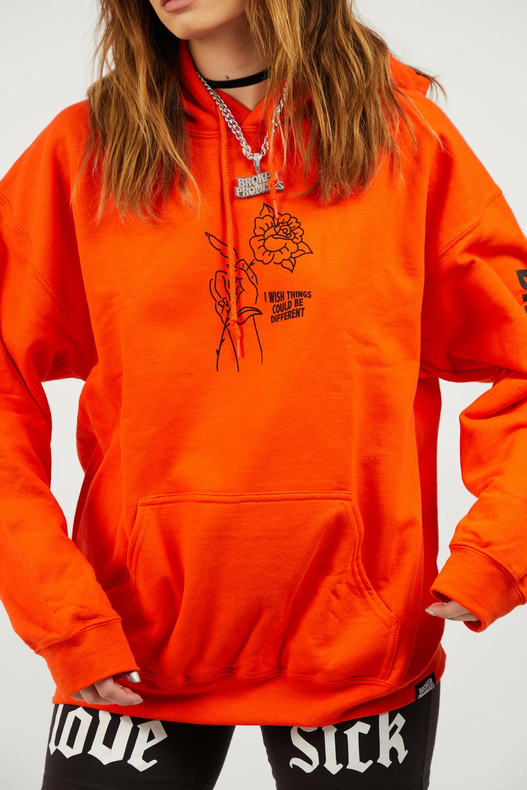 BROKEN PROMISES Hoodies Could Be Different Orange Hoodie 7 BROKEN PROMISES Hoodies Could Be Different Orange Hoodie