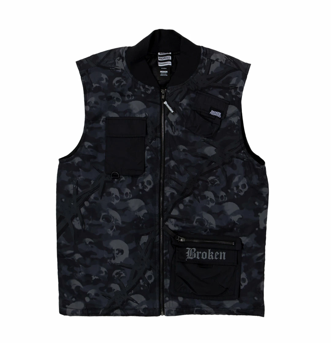BROKEN PROMISES Catacombs Vest Black Outerwear 4 BROKEN PROMISES Catacombs Vest Black Outerwear