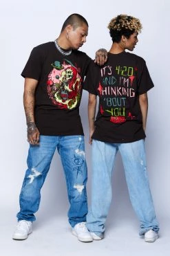 CASH Thinking Bout You Tee Chocolate