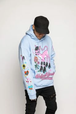 BROKEN PROMISES Hell On Wheels Hoodie Baby Blue 21 BROKEN PROMISES Hell On Wheels Hoodie Baby Blue