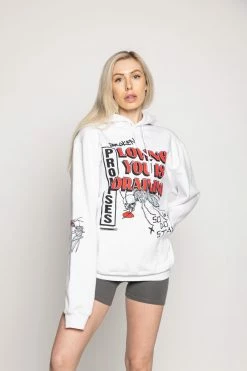 BROKEN PROMISES Hoodies Mosquito Hoodie White 15 BROKEN PROMISES Hoodies Mosquito Hoodie White