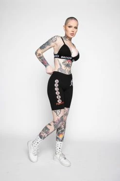 BROKEN PROMISES Bottoms Batter Up Bike Shorts