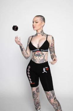 BROKEN PROMISES Bottoms Batter Up Bike Shorts