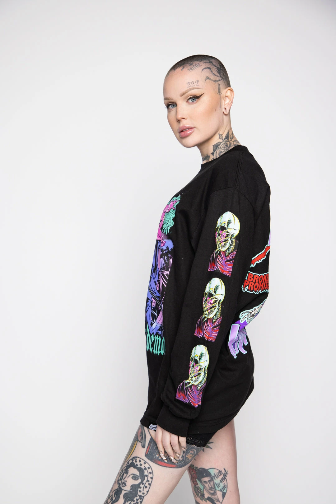 BROKEN PROMISES Takes One To Know One L/S Black Shirts 14 BROKEN PROMISES Takes One To Know One L/S Black Shirts