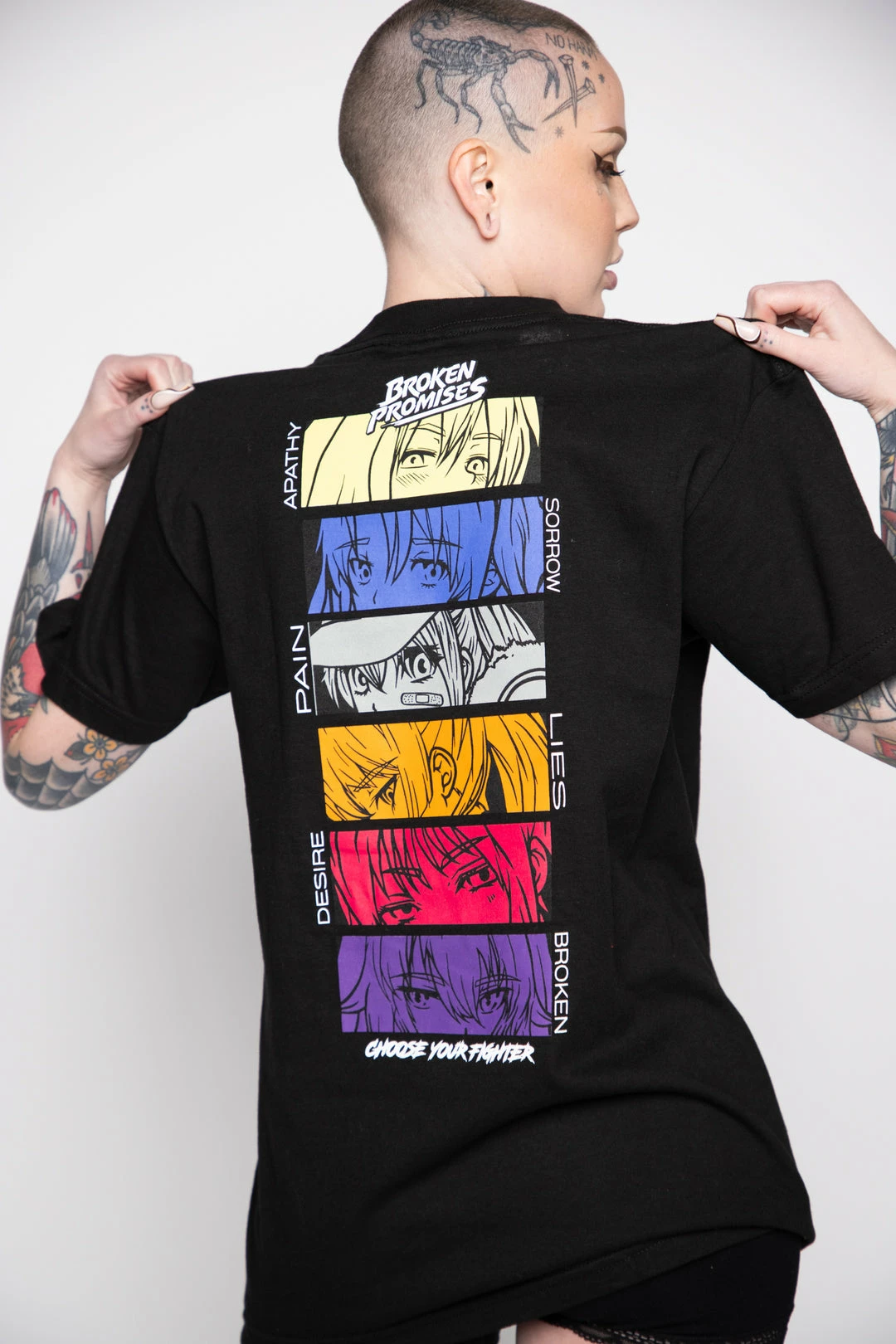 BROKEN PROMISES BP Chainsaw Eyes SST Black 12 BROKEN PROMISES BP Chainsaw Eyes SST Black