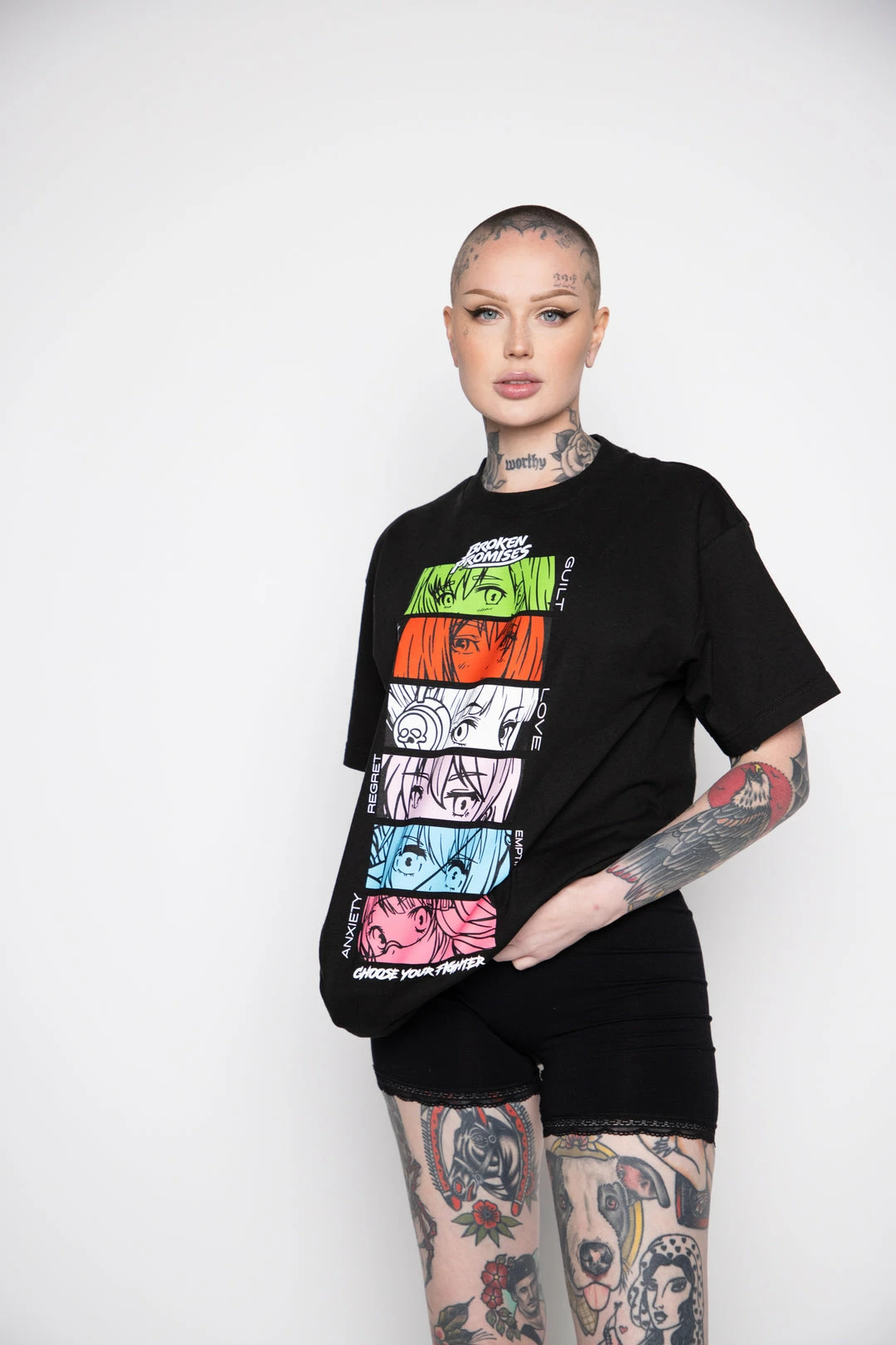 BROKEN PROMISES BP Chainsaw Eyes SST Black 10 BROKEN PROMISES BP Chainsaw Eyes SST Black