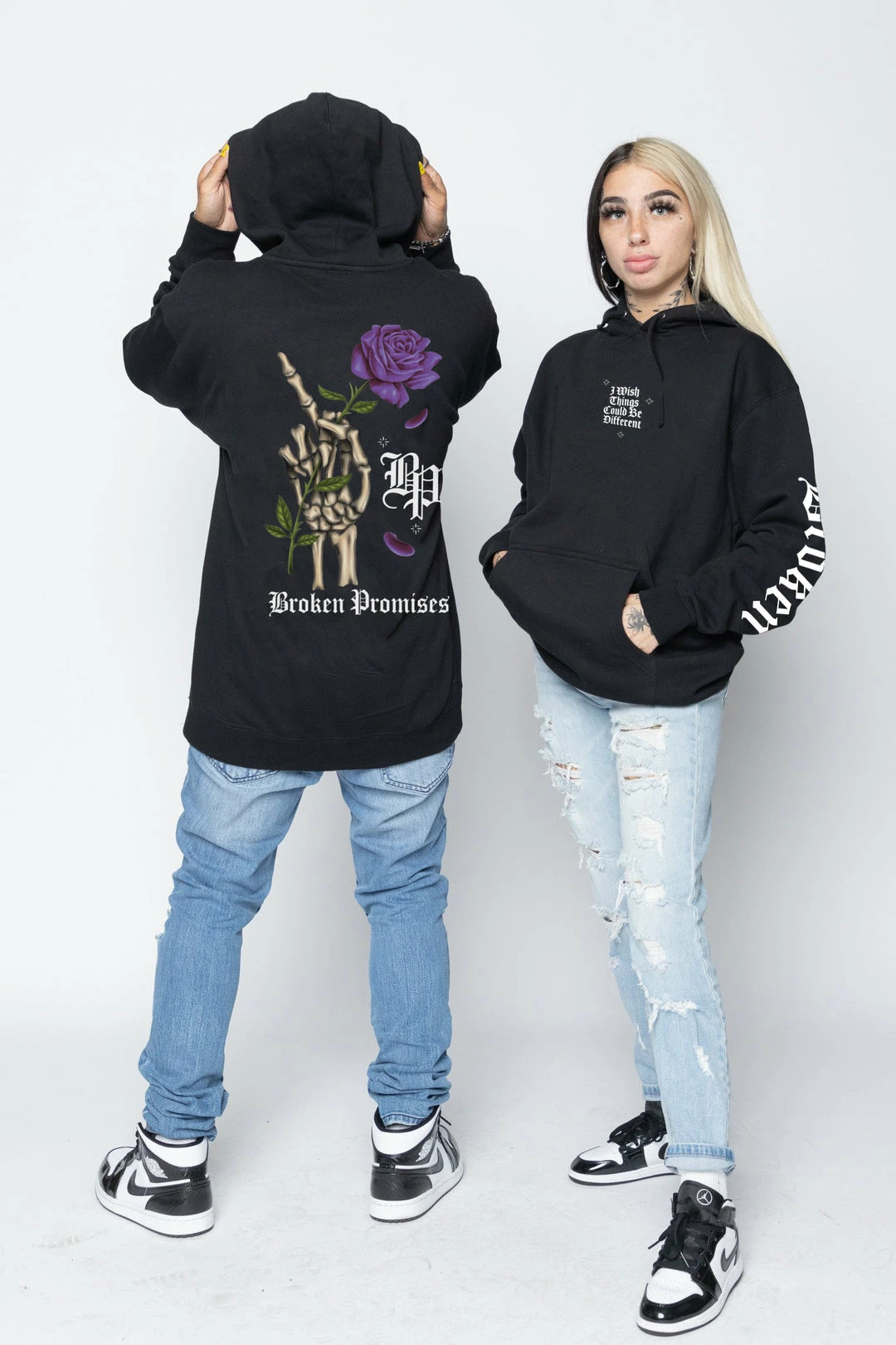 BROKEN PROMISES Wishful Thinking Hoodie Black Hoodies 6 BROKEN PROMISES Wishful Thinking Hoodie Black Hoodies