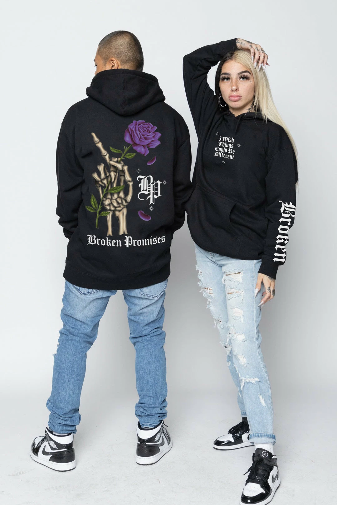 BROKEN PROMISES Wishful Thinking Hoodie Black Hoodies 5 BROKEN PROMISES Wishful Thinking Hoodie Black Hoodies