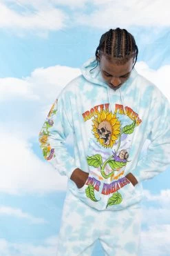 BROKEN PROMISES Contact High Tie Dye Hoodie - BPxYH Hoodies