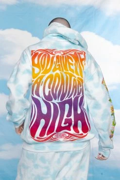 BROKEN PROMISES Contact High Tie Dye Hoodie - BPxYH Hoodies