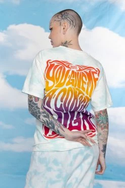 BROKEN PROMISES Contact High Tie Dye S/S Tee - BPxYH Shirts 19 BROKEN PROMISES Contact High Tie Dye S/S Tee - BPxYH Shirts
