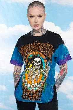 BROKEN PROMISES Crash And Burn V-Dye Tee - BPxYH Shirts