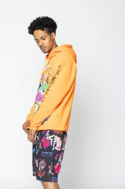 BROKEN PROMISES Concrete Jungle Hoodie Orange