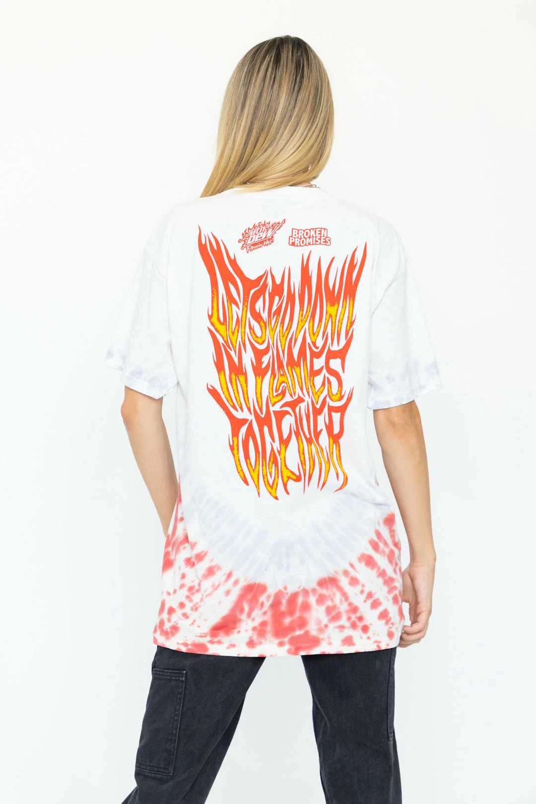 CASH BPxMTN DEW Down In Flames V-Dye Tee Shirts 6 CASH BPxMTN DEW Down In Flames V-Dye Tee Shirts