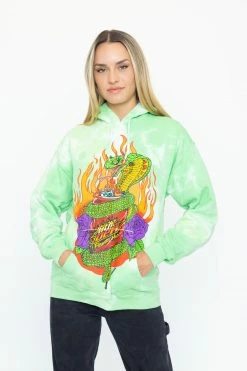 CASH BPxMTN DEW Down In Flames Tie Dye Hoodie