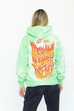 CASH BPxMTN DEW Down In Flames Tie Dye Hoodie