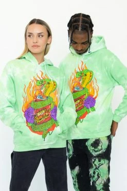 CASH BPxMTN DEW Down In Flames Tie Dye Hoodie