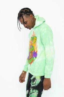 CASH BPxMTN DEW Down In Flames Tie Dye Hoodie