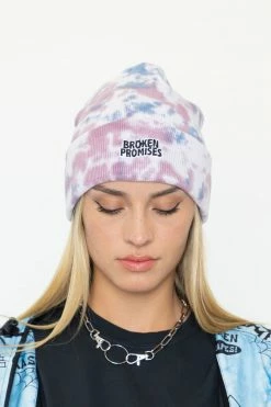 BROKEN PROMISES Last Dance Beanie Multi Dye Wave Logo