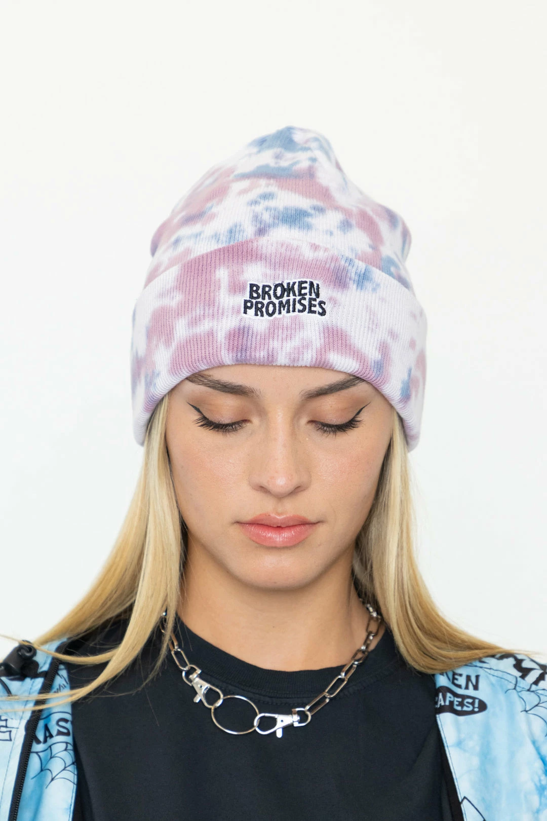 BROKEN PROMISES Last Dance Beanie Multi Dye Wave Logo 3 BROKEN PROMISES Last Dance Beanie Multi Dye Wave Logo