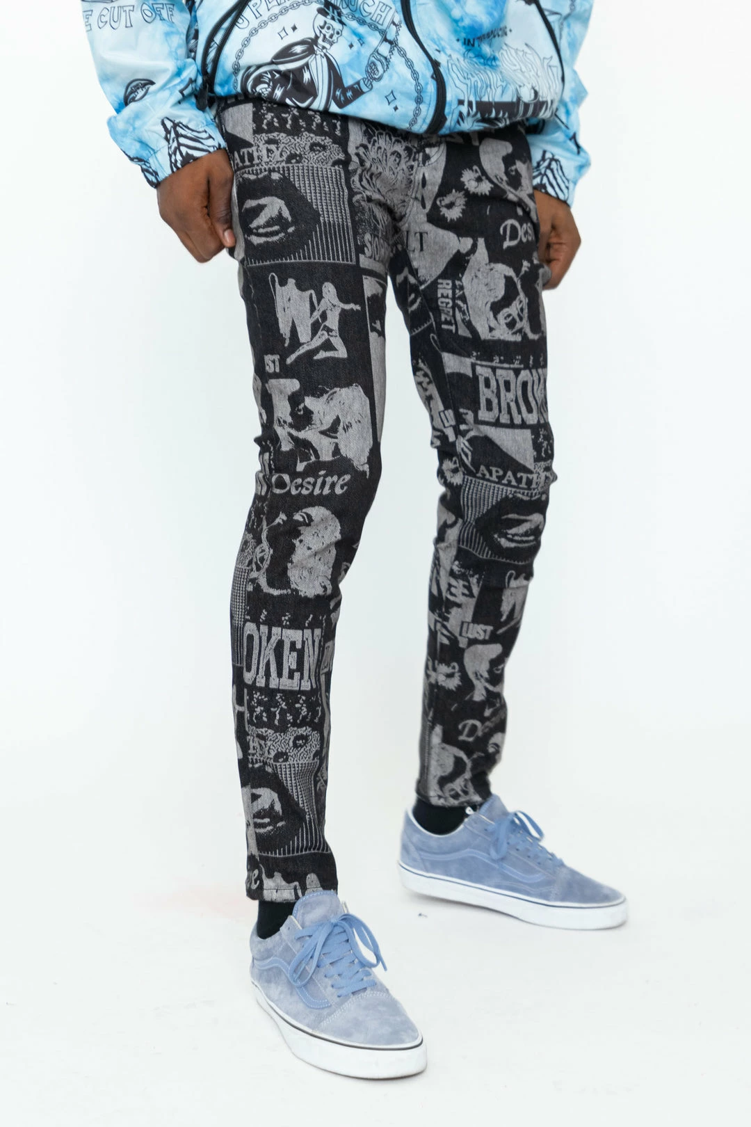 BROKEN PROMISES Tabloid Denim - Black 4 BROKEN PROMISES Tabloid Denim - Black