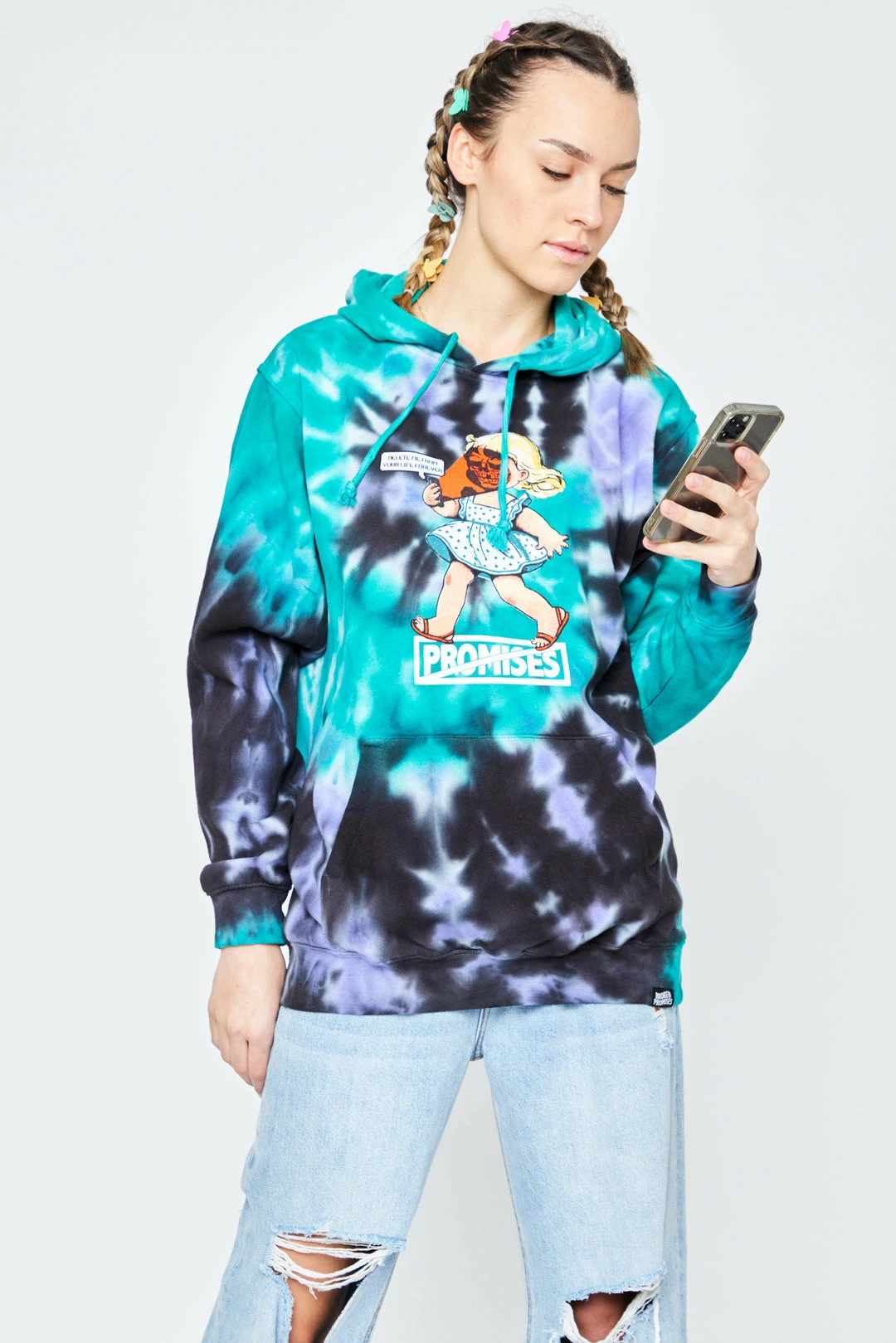 CASH Hoodies Delete Me Tie Dye Hoodie 9 CASH Hoodies Delete Me Tie Dye Hoodie