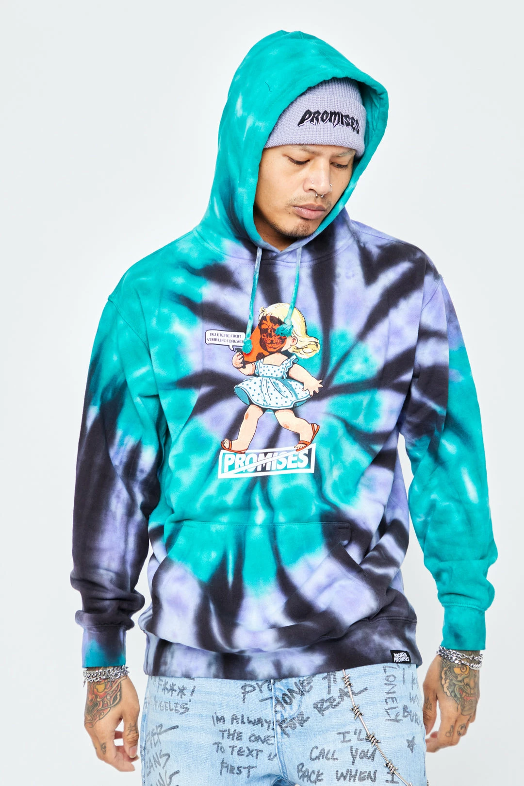 CASH Hoodies Delete Me Tie Dye Hoodie 5 CASH Hoodies Delete Me Tie Dye Hoodie