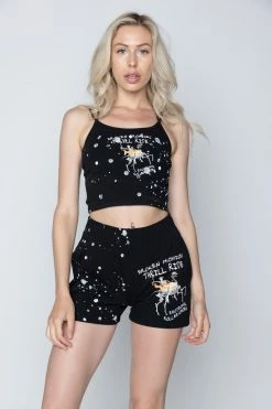 BROKEN PROMISES Sets Thrill Ride Crop Tank - Part Of A Set