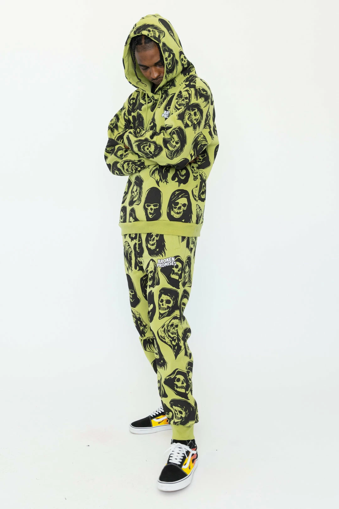 BROKEN PROMISES Reaper Guide Green Hoodie 10 BROKEN PROMISES Reaper Guide Green Hoodie