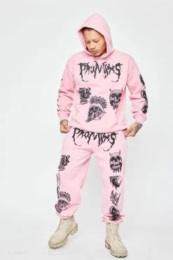 CASH Secret Crush Sweats Pink Bottoms