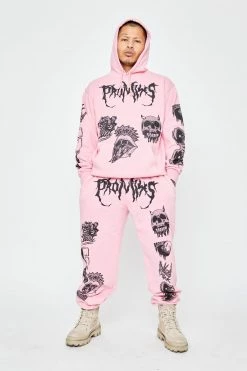 CASH Secret Crush Sweats Pink Bottoms