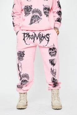 CASH Secret Crush Sweats Pink Bottoms