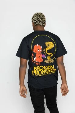 BROKEN PROMISES Shirts Play With Fire SST Black - BP X Hot Stuff 14 BROKEN PROMISES Shirts Play With Fire SST Black - BP X Hot Stuff