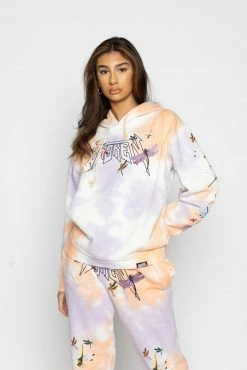 CASH Dragonflies Tie Dye Hoodie Hoodies