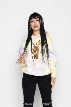 BROKEN PROMISES Wishing Well Tie Dye Hoodie