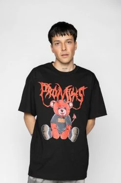 BROKEN PROMISES Shirts Damien S/S Tee Blk 25 BROKEN PROMISES Shirts Damien S/S Tee Blk