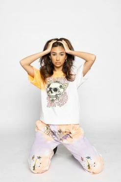 BROKEN PROMISES Bee So Heartless Tie Dye SST Orange/Pink