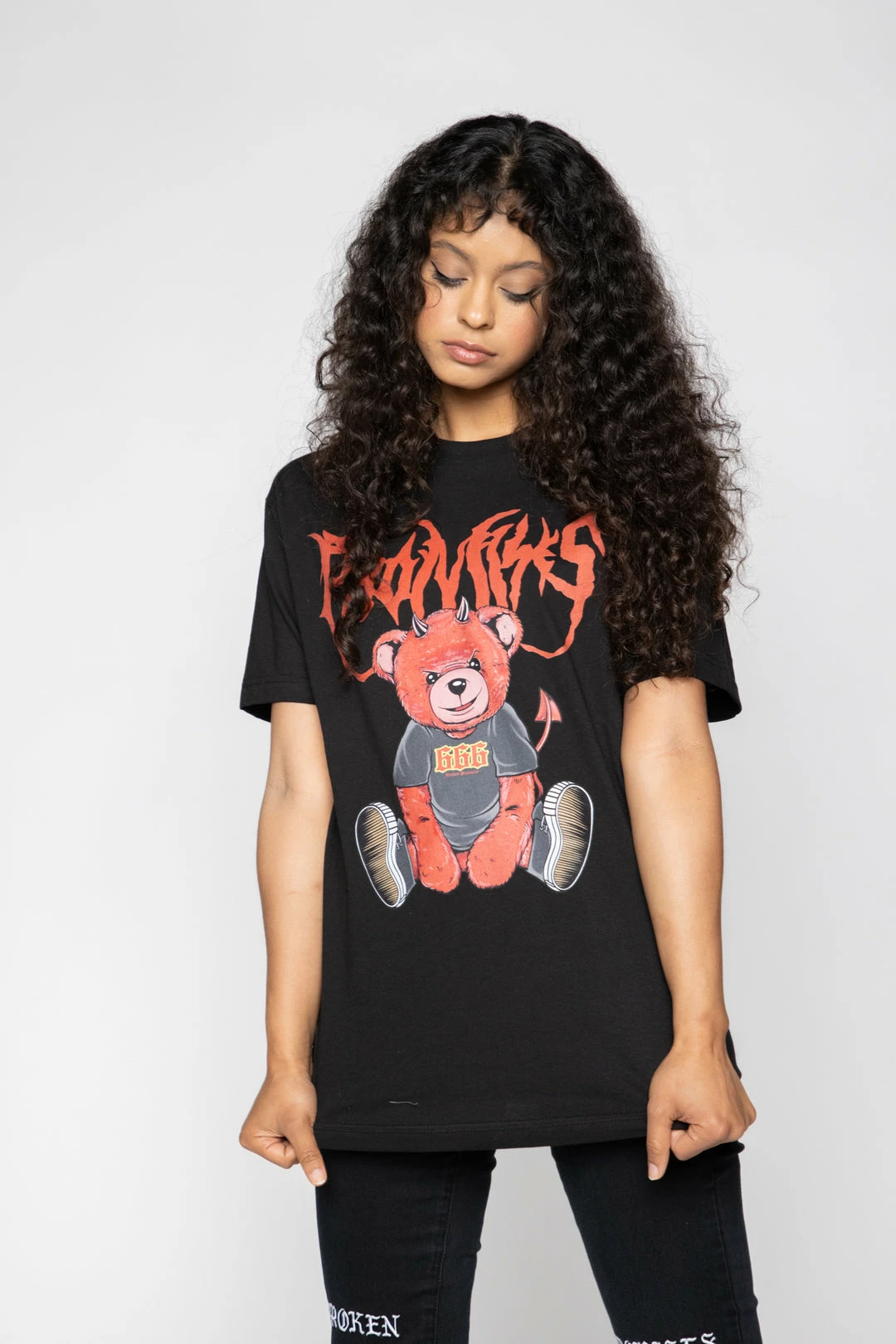 BROKEN PROMISES Shirts Damien S/S Tee Blk 11 BROKEN PROMISES Shirts Damien S/S Tee Blk