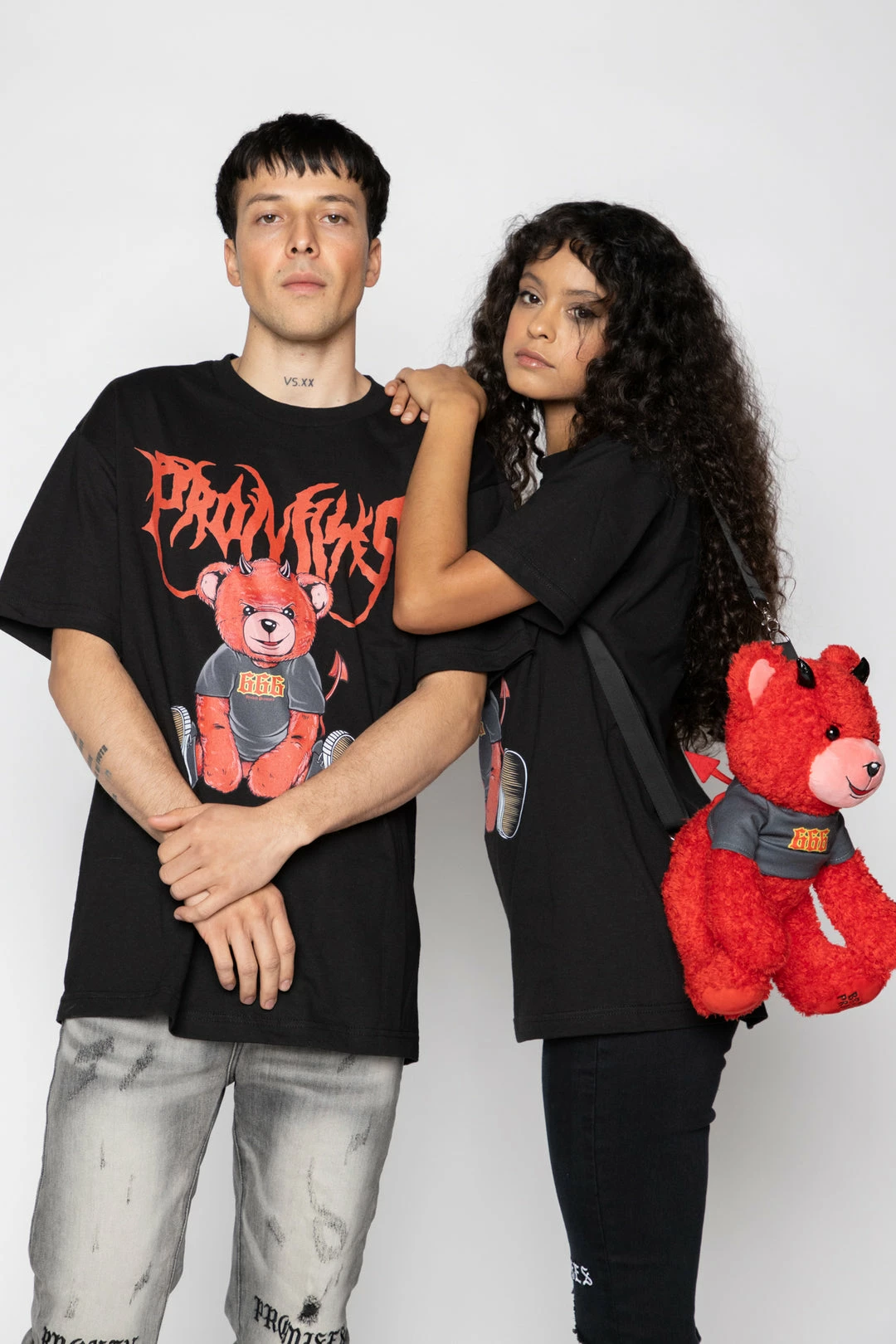 BROKEN PROMISES Shirts Damien S/S Tee Blk 6 BROKEN PROMISES Shirts Damien S/S Tee Blk