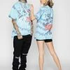 BROKEN PROMISES Mind Blown Tie Dye Tee Blue Shirts 1 BROKEN PROMISES Mind Blown Tie Dye Tee Blue Shirts