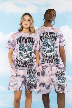 BROKEN PROMISES Shirts Magical Mushrooms Crystal Wash Tee - BPxYH