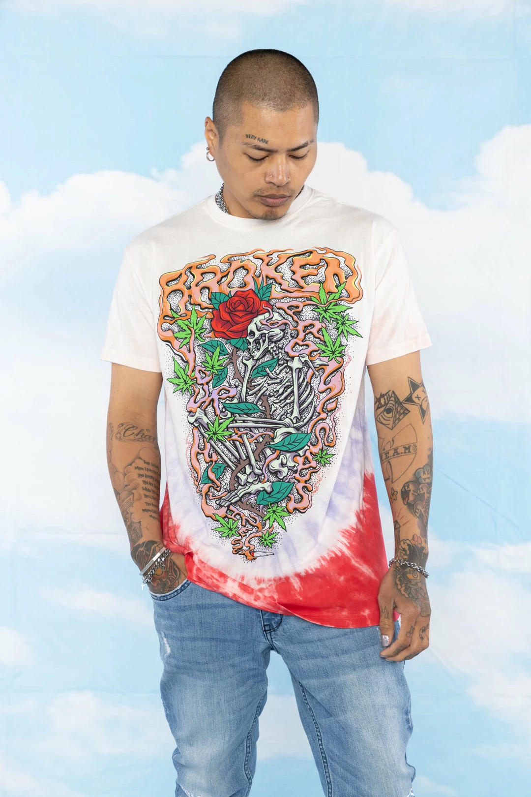 BROKEN PROMISES Up In Smoke V-Dye S/S Tee - BPxYH Shirts 12 BROKEN PROMISES Up In Smoke V-Dye S/S Tee - BPxYH Shirts