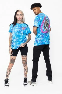 BROKEN PROMISES Shirts BP X SC Striker Dye Tee Blue